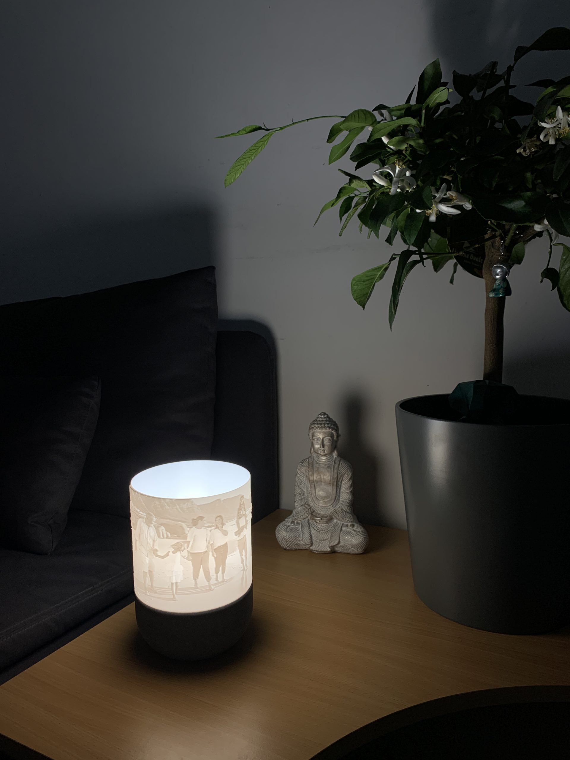 lampe souvenir photo personnalisée